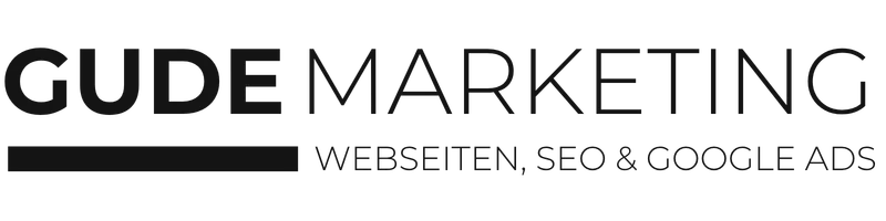 GudeMarketing Logo Schwarz